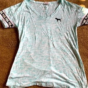 LIGHT BLUE TSHIRT FROM PINK